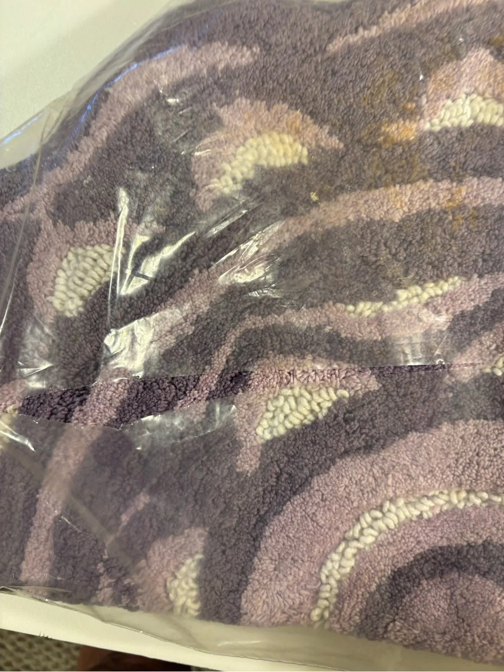 Purple Swirl Bath Rug by Jessica Simpson set of two